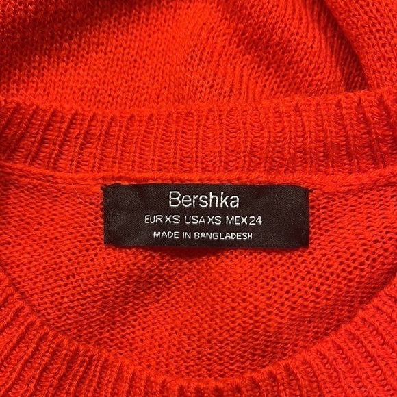 Bershka Red Pullover Sweater Sz-XS - Picture 7 of 7